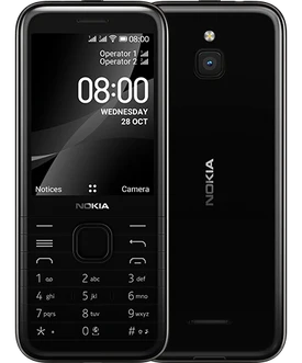 Nokia 8000 4G Single-SIM onyx black