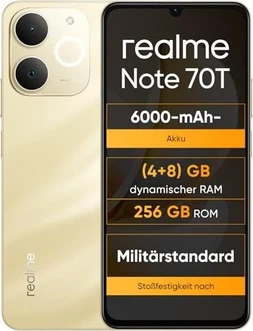 Realme Note 70T 256GB Beach Gold