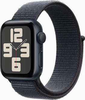 Apple Watch SE (2022) (GPS) 40mm midnight with Sports Loop ink