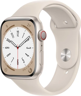 Apple Watch Series 8 (GPS + cellular) 45mm aluminium Polarstern with sport wristlet Polarstern