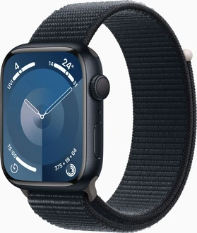 Apple Watch Series 9 (GPS) 45mm aluminium midnight with Sports Loop midnight