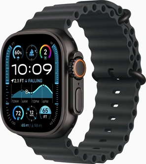 Apple Watch Ultra 2 black with Ocean Wristlet black