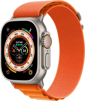 Apple Watch Ultra with Alpine Loop Small orange