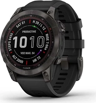 Garmin Fenix 7 Sapphire solar black dlc titanium/black