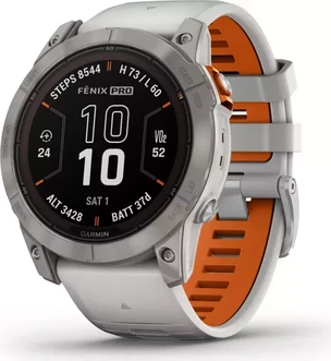 Garmin Fenix 7X Pro Sapphire solar fog gray/titanium