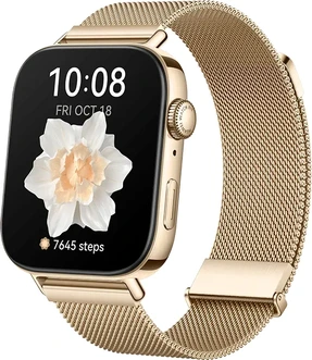 Huawei Watch Fit 3 with Milanaise-Wristlet gold