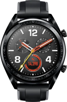 Huawei Watch GT Sports black with silicone bracelet black