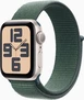 Apple Watch SE (2022) (GPS) 40mm Polarstern with Sports Loop sea green