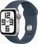 Apple Watch SE (2022) (GPS + cellular) 40mm silver with sport wristlet S/M sturmblau