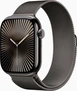 Apple Watch Series 10 (GPS + cellular) 46mm Titan slate with Milanaise-Wristlet M/L slate