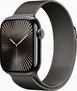 Apple Watch Series 10 (GPS + cellular) 42mm Titan slate with Milanaise-Wristlet slate