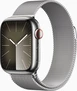 Apple Watch Series 9 (GPS + cellular) 41mm stainless steel silver with Milanaise-Wristlet silver