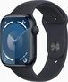 Apple Watch Series 9 (GPS) 45mm aluminium midnight with sport wristlet S/M midnight