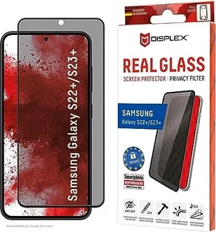 Displex Real glass full cover Privacy для Samsung Galaxy S23+