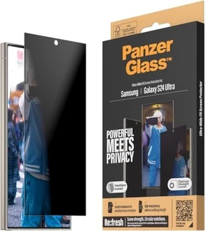 PanzerGlass ultra wide Fit Privacy with EasyAligner для Samsung Galaxy S24 Ultra