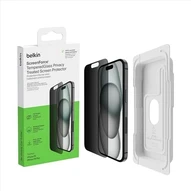 Belkin ScreenForce Tempered glass Privacy Anti-Microbial Screen Protector для Apple iPhone 15