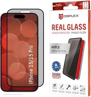 Displex Real glass full cover Privacy для Apple iPhone 15/15 Pro