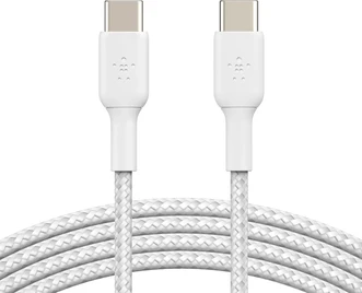 Belkin BoostCharge Braided USB-C to USB-C 1.0m white