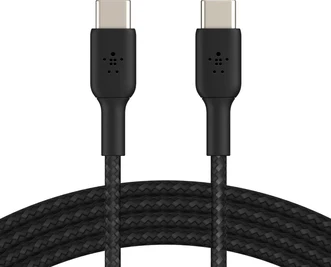 Belkin BoostCharge Braided USB-C to USB-C 1.0m black