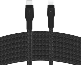 Belkin BoostCharge Pro Flex USB-C/Lightning cable 3.0m black