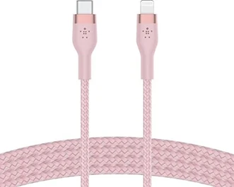 Belkin BoostCharge Pro Flex USB-C/Lightning cable 1.0m pink