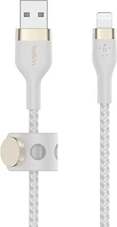 Belkin BoostCharge Pro Flex USB-A/Lightning cable 3.0m white