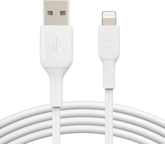 Belkin BoostCharge USB-A/Lightning adapter cable 3.0m white