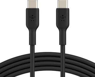 Belkin BoostCharge USB-C to USB-C cable with strap 2.0m black