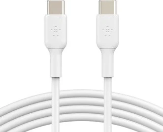 Belkin BoostCharge USB-C to USB-C cable with strap 2.0m white