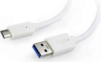 Gembird USB 3.0 AM to Type-C cable (AM/CM) 1.8m white