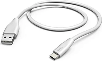 Hama charging /data cable USB-C/USB-A 3.1, 1.5m, white