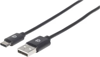 Manhattan USB 2.0 type C-Kkabel 0.5m black