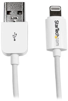 StarTech Lightning/USB-adapter cable, white 2m