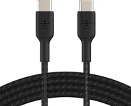 Belkin BoostCharge Braided USB-C to USB-C 1.0m black