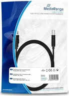 MediaRange USB 2.0 connection cable plug A on plug B 1.8m black
