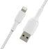 Belkin BoostCharge Braided USB-A to Lightning 1.0m white