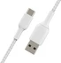 Belkin BoostCharge Braided USB-C to USB-A 2.0m white