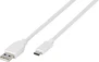 Vivanco USB Type-C/USB-A data and charging cable 0.5m white