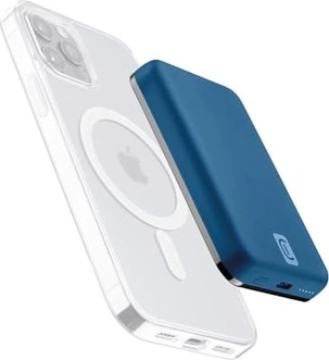 Cellularline wireless Power bank MAG 5000 blue