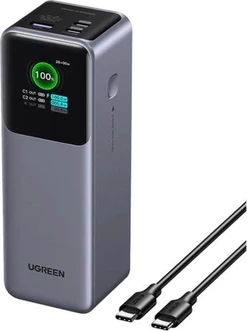 Ugreen Nexode Powerbank 25000mAh 200W with digital Display