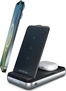 Satechi Duo wireless Charger Power Stand grey/black