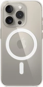 Apple clear case with MagSafe для iPhone 15 Pro transparent