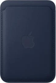 Apple iPhone Feingewebe wallet with MagSafe deep blue