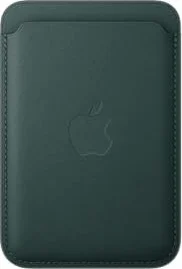 Apple iPhone Feingewebe wallet with MagSafe dark green