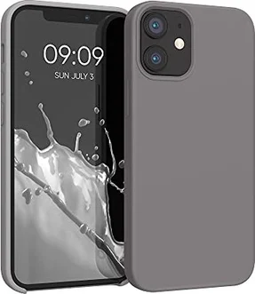 KWMobile TPU Silicone case для Apple iPhone 12 mini titanium Grey