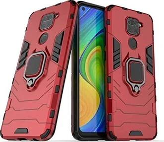 MRSTER Ringhalter Cover для Xiaomi Redmi Note 9 red