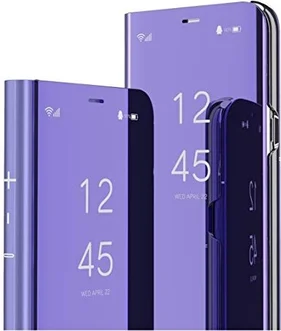 MRSTER clear View Standing Cover для Xiaomi Redmi Note 9 purple