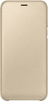 Samsung Flip wallet для Galaxy A6 (2018) gold