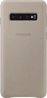 Samsung Leather Cover для Galaxy S10 grey