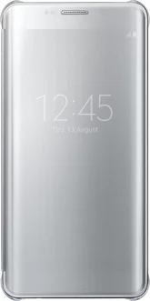 Samsung clear View Cover для Galaxy S6 Edge+ silver